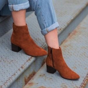 NEW Thursday Boot Company Paloma Spice Everyday Suede Heels shoes boots7.5